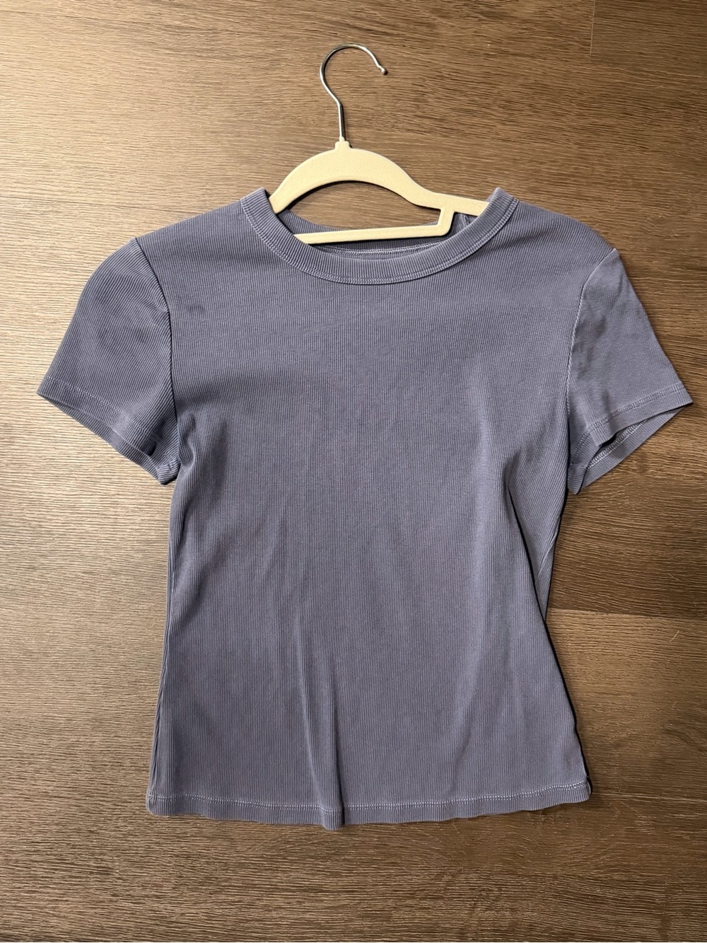 Old Navy Short Sleeve Crewneck Top in Dusty Lavender